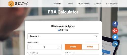 fba calculator extension